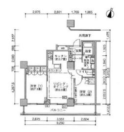 ジェイタワー西大井 21階 間取り図