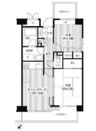 ステラメゾン武蔵小山 6階 間取り図