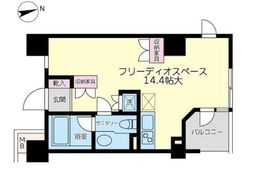 朝日上野マンション 3階 間取り図