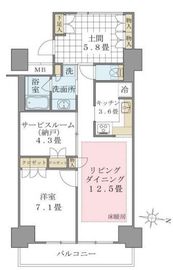 ブリリアイスト東雲キャナルコート 916 間取り図