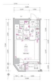 ベルシード森下Ⅱ 7階 間取り図