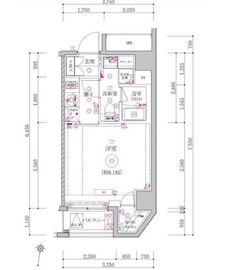 ベルシード森下Ⅱ 5階 間取り図