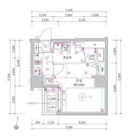 ベルシード森下Ⅱ 5階 間取り図
