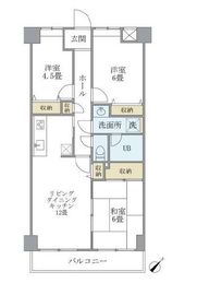 KDXレジデンス田園調布 505 間取り図