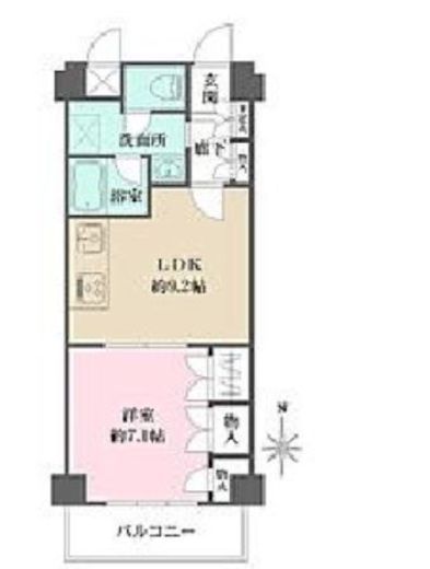 リーラ仲御徒町 10階 間取り図