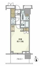 プラウドタワー小岩ファースト 8階 間取り図