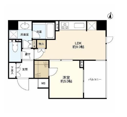パークホームズ三軒茶屋アーバンレジデンス 9階 間取り図