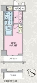 ステージグランデ日本橋人形町 2階 間取り図