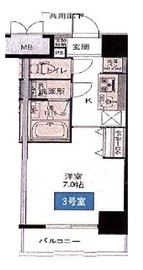 S・STAGE蒲田 (エス・ステージ蒲田) 703 間取り図