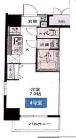 S・STAGE蒲田 (エス・ステージ蒲田) 704 間取り図