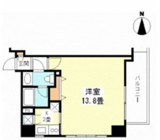 ヒルサイド御殿山 5階 間取り図