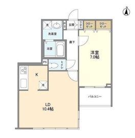 CASSIA錦糸町South Court (カッシア錦糸町サウスコート) 502 間取り図