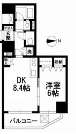 ヴィンテージ中目黒 2階 間取り図