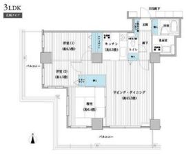 ベルタワー 1403 間取り図