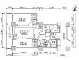 ジェイタワー西大井 5階 間取り図