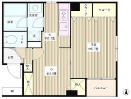 四ツ谷ハウス 106 間取り図