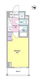 コンフォリア文京白山 406 間取り図