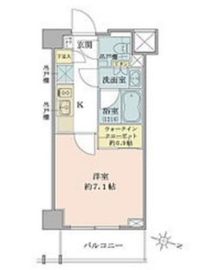 ザ・パークワンズ池上 3階 間取り図