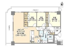 東京マスタープレイス 13階 間取り図