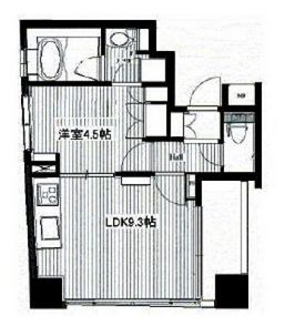 プロシード西新宿 306 間取り図