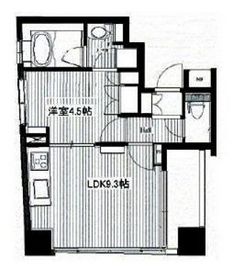 プロシード西新宿 306 間取り図