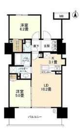 ザ・グランアルト錦糸町 3階 間取り図