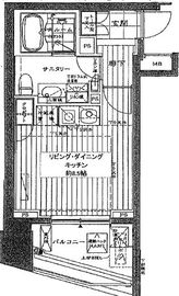 シティハウス代々木ステーションコート 6階 間取り図