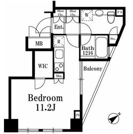 レジデンス広尾 504 間取り図