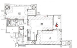 六本木ヒルズレジデンス B棟 22階 間取り図