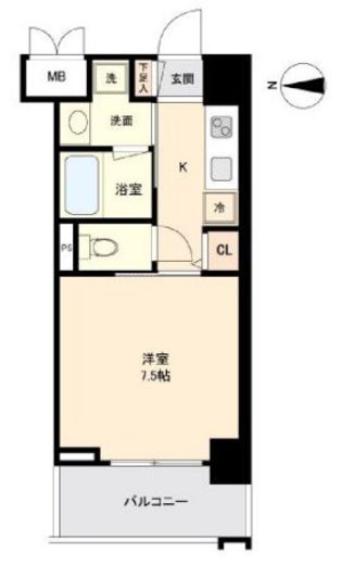 ロイジェント板橋本町 209 間取り図