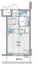 グランド・ガーラ銀座 12階 間取り図