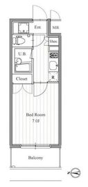 フィットエル森下 1302 間取り図