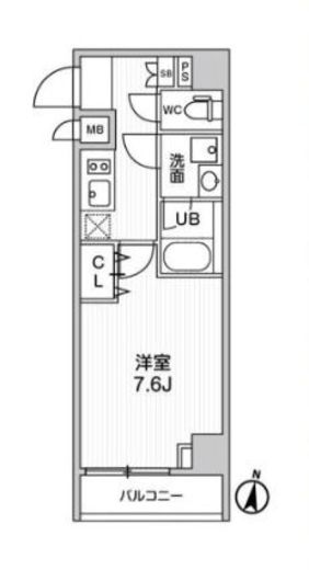ALTERNA菊川Ⅱ (オルタナ菊川Ⅱ) 305 間取り図