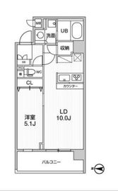 ALTERNA菊川Ⅱ (オルタナ菊川Ⅱ) 608 間取り図