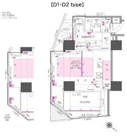 ZOOM中目黒 2階 間取り図