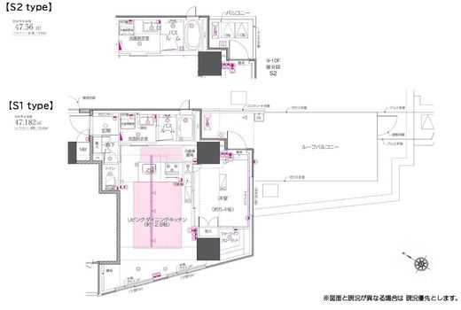 ZOOM中目黒 11階 間取り図