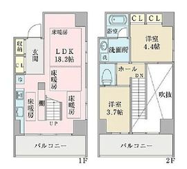 パークサイドテラス 404 間取り図