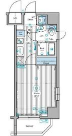 ガーラ・ステーション新宿御苑前 4階 間取り図