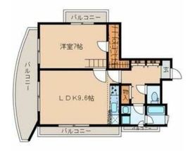クレスト本郷 1401 間取り図