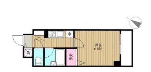 パレステュディオ六本木EAST2 13階 間取り図