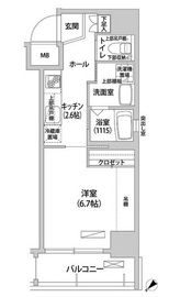 ドルフ21スミカ 201 間取り図