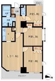 KDXレジデンス千駄木 5階 間取り図