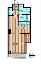 SUN麻布十番 3階 間取り図