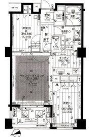 グランスイート明石町 6階 間取り図