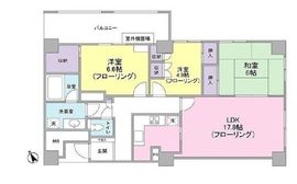 代官山アドレス ザ・タワー 6階 間取り図