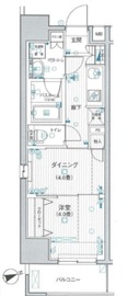 日神デュオステージ浅草三筋 5階 間取り図