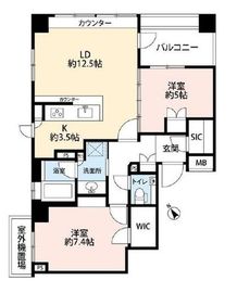 パークホームズ学芸大学グレーススクエア 2階 間取り図