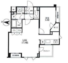 フィールM西新宿 2階 間取り図