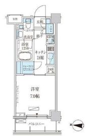 パークアクシス池上 211 間取り図