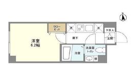 ウェルスクエアイズム中延 102 間取り図